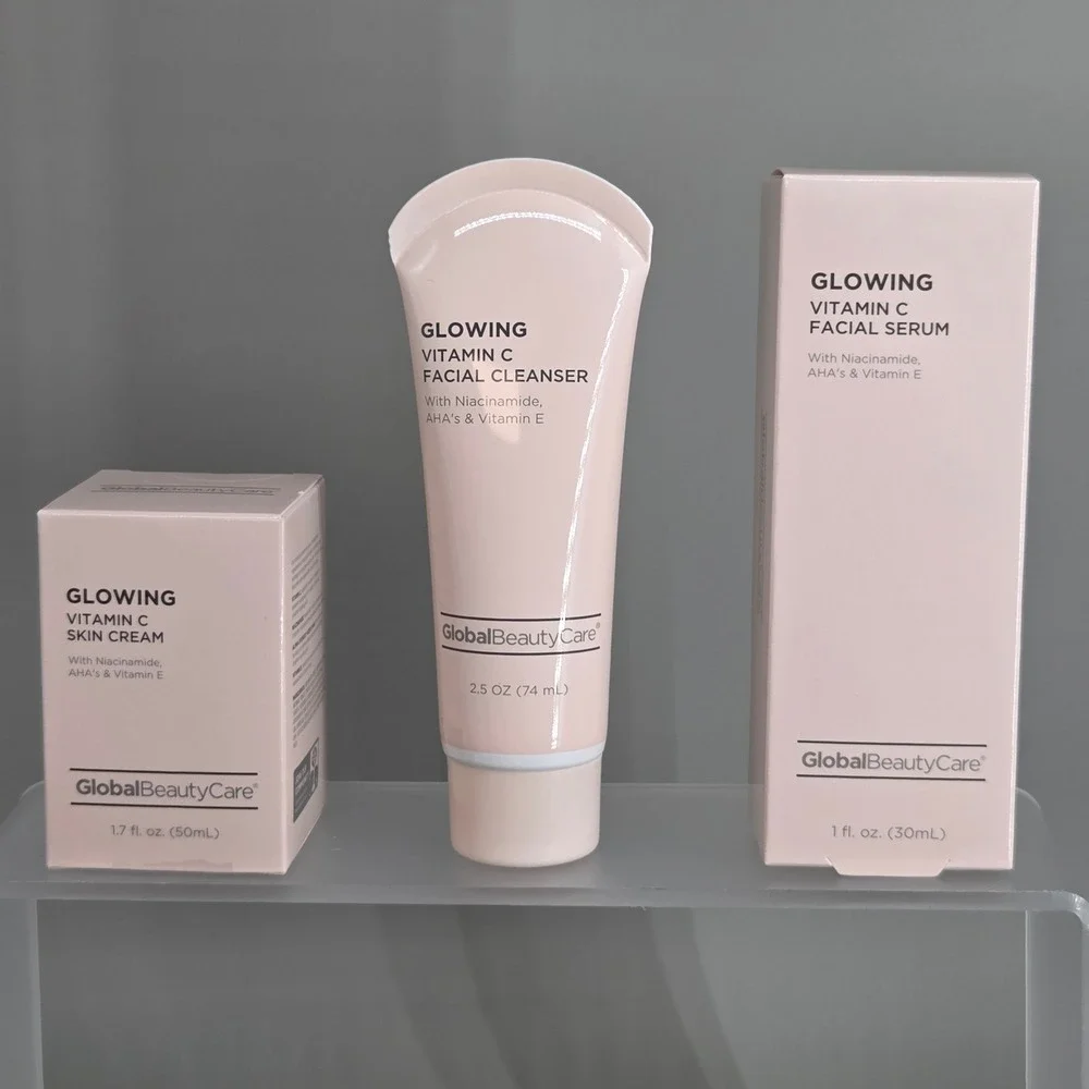 Global‎ Beauty Care Skincare Set Unisex OS Vitamin C Glowing Brightening Routine